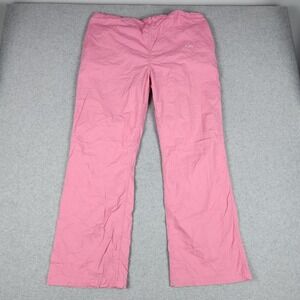 IguanaMed Scrub Pants Womens XL Pink Medical Uniform Elastic Waist Straight Leg